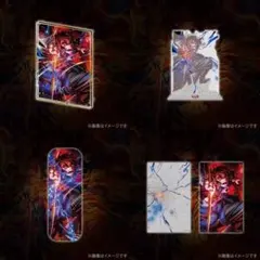 鬼滅の刃 第五弾 キービジュアル WEBSHOPくじ 獪岳A〜Dコンプセット