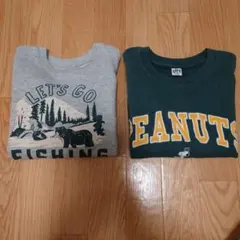 LET'S GO FISHING グレー トレーナー