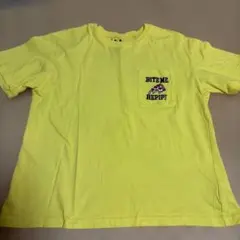 レピピアルマリオ イエロー コットン Tシャツ Mサイズ