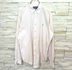 90s Ralph Lauren ラルフローレン 長袖シャツ ストライプ