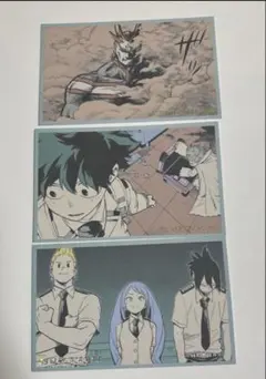 僕のヒーローアカデミア　原画展 メモリアルコレクション　3枚セット