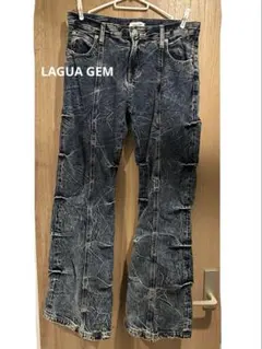 LAGUA GEM GEMINI WIDE デニム26インチ ダークブルー