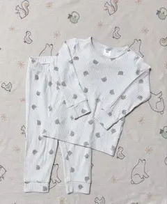 H&M クマ柄 ベビーパジャマ 80cm 9-12M