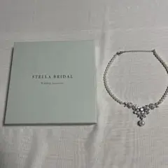 ま*☆様 STELLA BRIDAL ネックレス パールとクリスタル