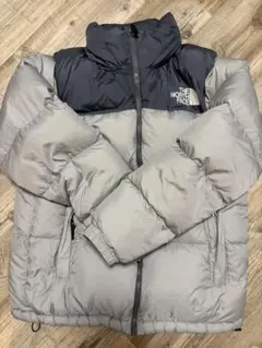 THE NORTH FACE ダウンジャケット Mサイズ グレー/ブラック - メルカリ