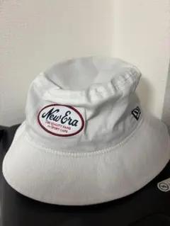 New Era ホワイト バケットハット　ゴルフ