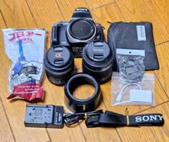 Sony α200 一眼レフカメラ + Tamron18-200mmレンズセット - メルカリ