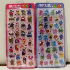 【韓国限定】 JELLY BEAR 3Dぷっくりシール セット ボンボンドロップ