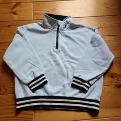 GU 水色 ハーフジップ トレーナー