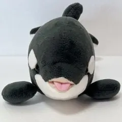 名古屋港水族館　シャチ　ぬいぐるみ　卓上サイズ　鈴入りのサムネイル
