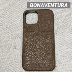 BONAVENTURA　ボナベンチュラ　ブラウン レザー　iPhone12ケース