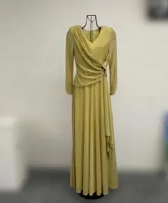ゴールド ラメ ロングドレス 衣装　カラオケのサムネイル
