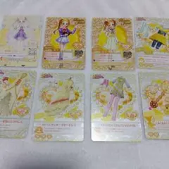 プリキュアドリームライブ　データカードダス　春日野うらら　8枚セット　まとめ売り