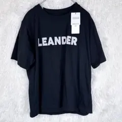 ⁠新品タグ付Re:EDIT リエディ LEANDER ロゴTシャツ ブラック Lのサムネイル