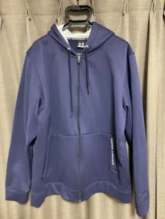 UNDER ARMOUR ネイビー フルジップフーディ
