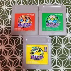 ポケモンゲームボーイカセット３点セット