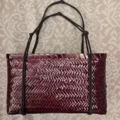 かごバッグ 巾着付き 籠バッグ