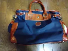 LIMONTA　リモンタ　ビジネスバッグ　ナイロン × 牛革