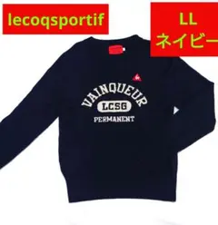 lecoqsportif レディースゴルフウェア ニット LL ネイビー 美品