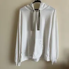 アクシーズファム ホワイト パーカー レース付き