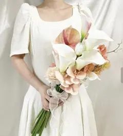 moay flower アーティシャルフラワー ブーケ 造花 結婚式、前撮り