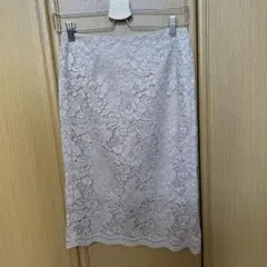 GU レースタイトスカート ベージュ Mサイズ