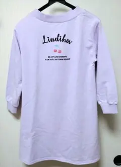 【お値下げ】長袖　ワンピース　ロング丈トレーナー　スウェット地　140