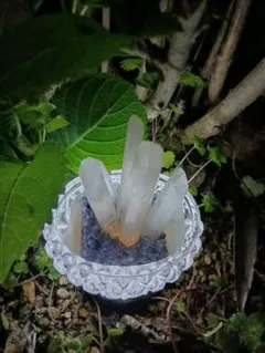 水晶ポイント 青い鉱石天然石~(浄化力)(癒し系)