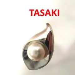 タサキ 田崎真珠 ペンダントトップ ティアドロップ パール 真珠 シルバー