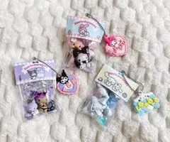 ガチャ詰めポーチ サンリオ クロミ シナモン マイメロ バレエリボンフィギュア