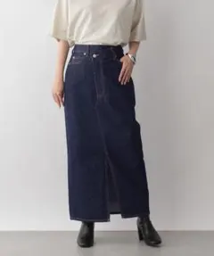 アシメデニムスカート　ローリーズファーム