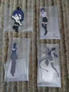 レゼ&ボム4点セット　ラバーチャーム　アクリルスタンド　チェンソーマン１番くじ