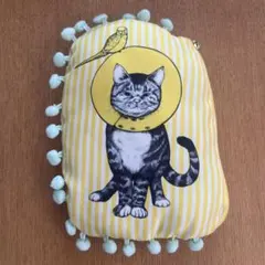 アースミュージック&エコロジー　アニマルダイカットポーチ　猫のサムネイル