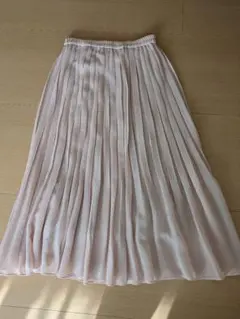UNIQLO シフォンプリーツスカート　ピンク