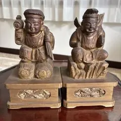 大黒天 七福神 置物 縁起物 開運 招福 商売繁盛 木製 - メルカリ