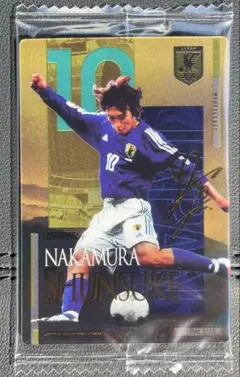 【即購入OK】サッカーツインウエハースカード　中村俊輔(SP)サイン