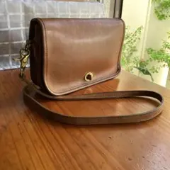 オールドコーチvintage コーチ2wayショルダーバッグ ブラウン