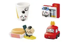 ちいかわ：ハッピーセット クルー姿のちいかわたちの玩具 一生懸命働く！４個セット