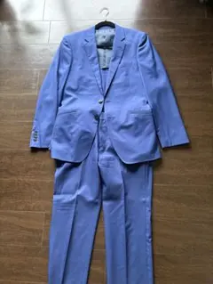 MEN'S BIGI 青 ストライプスーツ