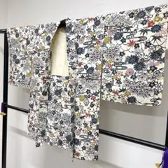 手結】 かりゆし 伝統工芸 蝶柄 琉球紅型 鮮やかブルー 涼しい ノー 