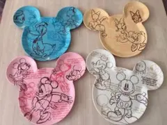 ディズニー メラミン皿 4点セット