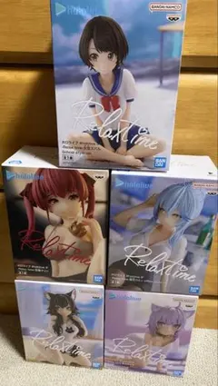 ホロライブ Relax time プライズ フィギュア 3体セット - メルカリ