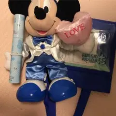 【専用袋つき】電報ぬいぐるみ ミッキー