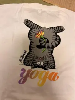 クリバンキャット　ホワイト Tシャツ　LARGEサイズ　USA製のサムネイル