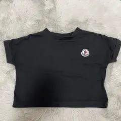 ブラック ショート丈 Tシャツ