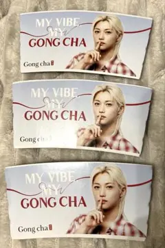 Gong Cha Stray Kids Felixスリーブ　7枚セット