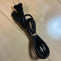 1m 清掃済み ソニー純正 メガネ型電源コード コンセント 2プラグ⇄2ソケット