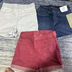 デニムハーフパンツ3枚セット タグ付き新品未使用品