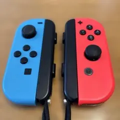 【美品純正完動品】Nintendo Switch ジョイコン 青赤ストラップ付④