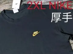 残少 ナイキ 2XL 厚手/ヘビー Tシャツ 魔滅 ゴールド刺繍 ソロスウッシュ